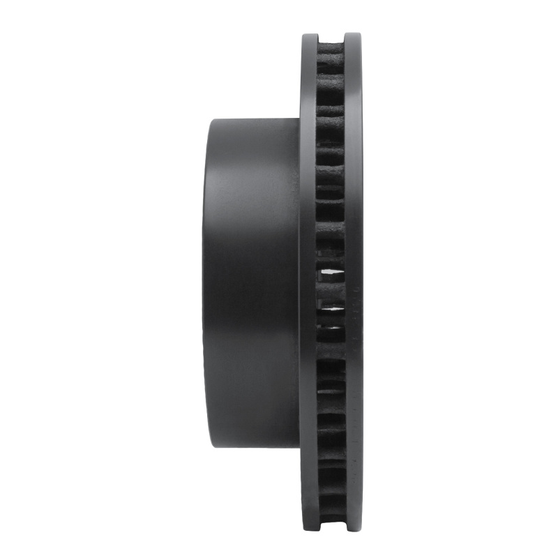 Ford F-250 Super Duty Brake Rotor (1) - Front Left - R1 Concepts - Drilled & Slotted - Black - `99-`05